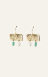 Cog Vessel Earrings- 14k Gold Plate In Gold