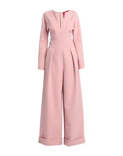 Co.go Co. Go Woman Jumpsuit Blush Size 6 Recycled Polyester, Elastane In Pink