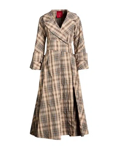 Co.go Co. Go Woman Midi Dress Grey Size 6 Polyester, Silk In Multi
