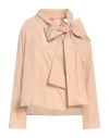 Co.go Co. Go Woman Top Sand Size 4 Polyester In Neutral
