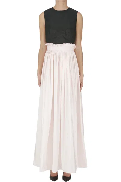 Co.go Long Dress In Pink