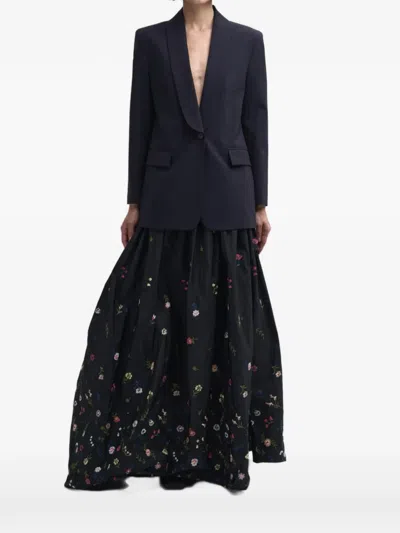 Co.go Shawl-collar Blazer In Blue