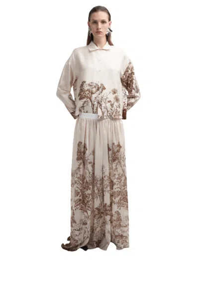 Co.go Trousers Woman In Fantasy In Animal Print