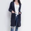 Coin 1804 Mohaire Side Slit Pocket Cardigan In Navy In Blue