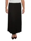 COIN 1804 PLUS WOMENS KNIT PULL ON MAXI SKIRT