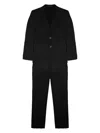 Colamarino Single-breasted Two-piece Suit With Tailored Fit In Black