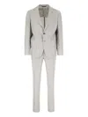 Colamarino Linen Single-breasted Suit In Grey