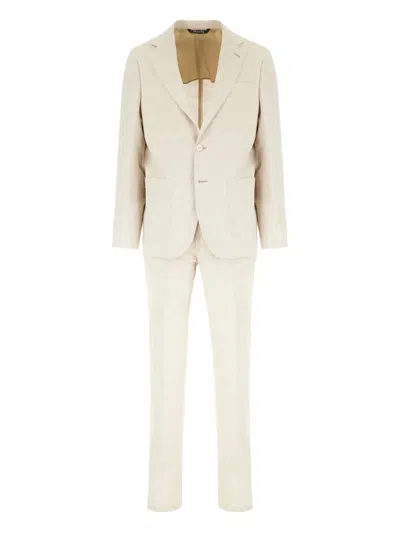 Colamarino Linen Suit In Neutrals