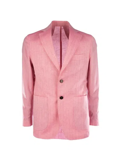 Colamarino 핀스트라이프 블레이저 In Pink