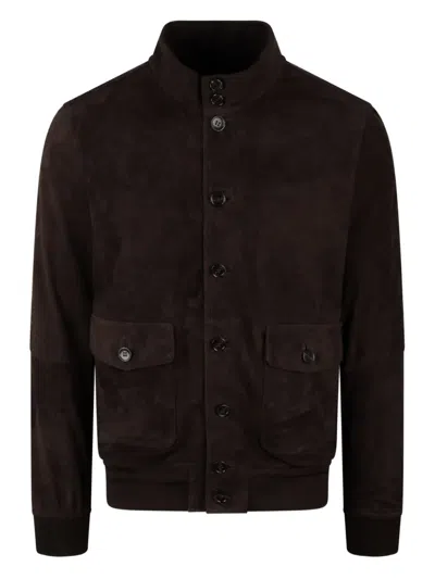 Colamarino Suede Bomber Jacket