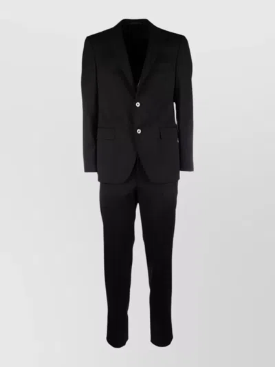 Colamarino Tailored Suit Jacket Single Vent Design In Black