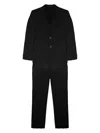 Colamarino Single-breasted Two-piece Suit With Tailored Fit In Black