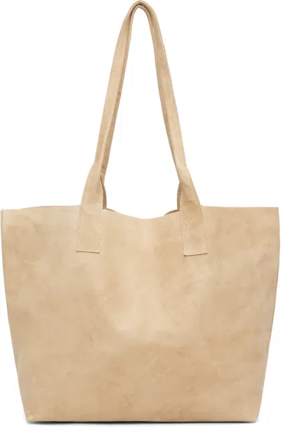 Colbo Beige Leather Tote