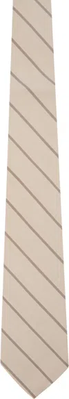 Colbo Beige Striped Tie