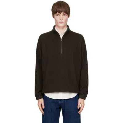 Colbo Brown Half Zip Sweater