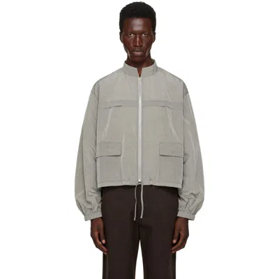 Colbo Gray Ripstop Track Jacket