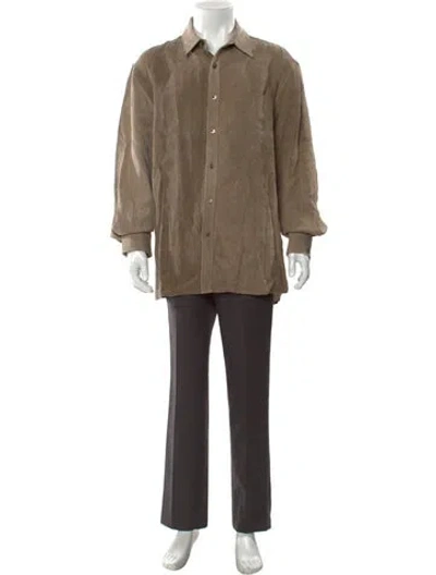 Pre-owned Colbo Linen Long Sleeve Shirt W/ Tags In Neutral