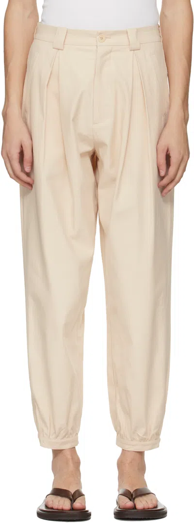 Colbo Off-white Gathering Trousers