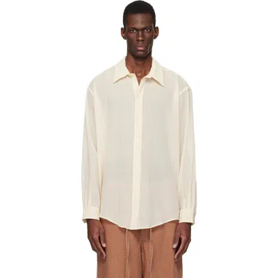 Colbo Off-white Office Shirt In Sand