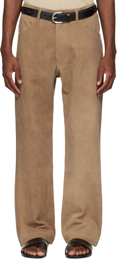 Colbo Tan Fox Trousers In Brown