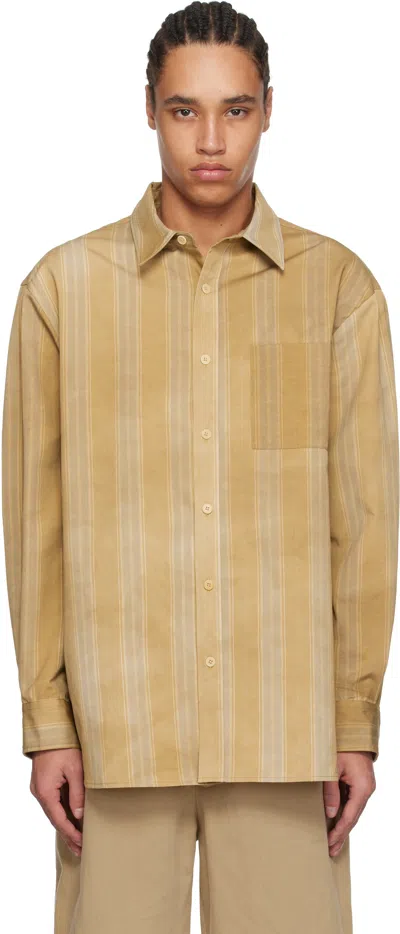 Colbo Tan Tk Shirt In Wash Out Stripe
