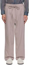 Shop Colbo Taupe Draw Trousers In Greige