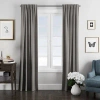 Colcha Linens Aldon Drapery Panel 96" Long - Each In Taupe
