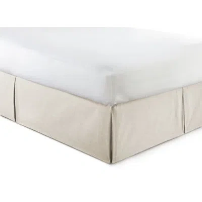 Colcha Linens Cambric 15" Bed Skirt In Natural