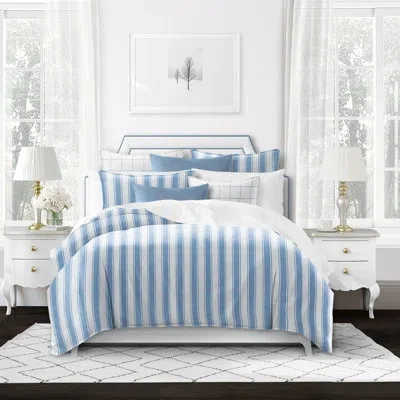 Colcha Linens Denim Stripe