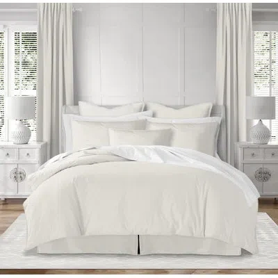 Colcha Linens London Duvet Cover Set In Ivory