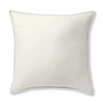 Colcha Linens London Square Linen Pillow Cover & Insert In Ivory