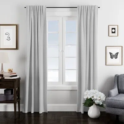 Colcha Linens Luxe Linen Curtain In White
