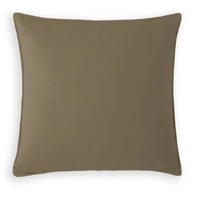 Colcha Linens Square Cotton Pillow Cover & Insert In Gold