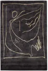 Cold Picnic Black Small Freya Rug In Black