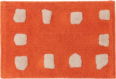 Cold Picnic Orange Wisdom Teeth Bath Mat In Multi