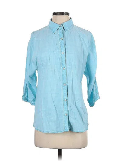 Pre-owned Coldwater Creek 3/4 Sleeve Button Down Shirt