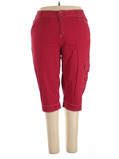 Pre-owned Coldwater Creek Active Pants In Red