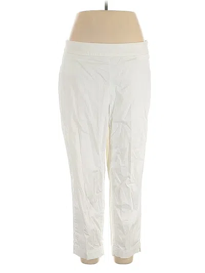 Pre-owned Coldwater Creek Active Pants In White