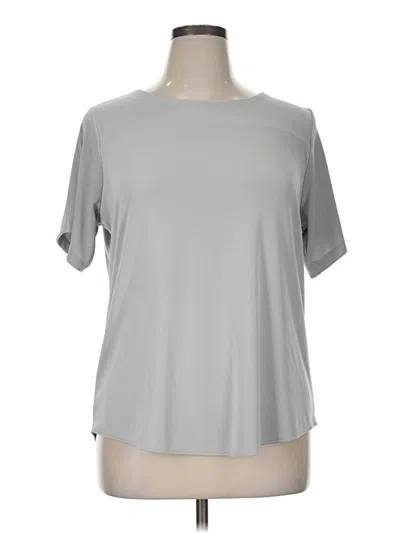 Pre-owned Coldwater Creek Active T-shirt In Gray