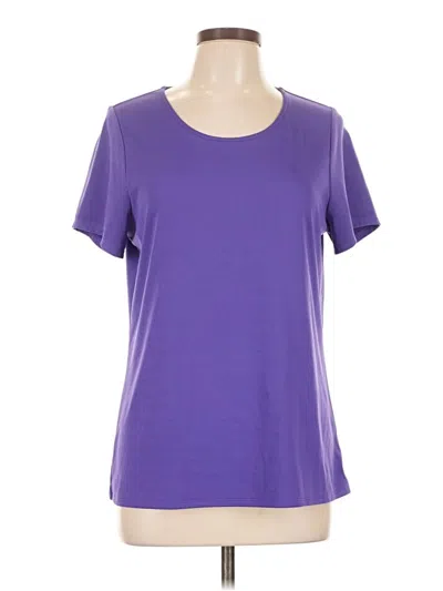 Pre-owned Coldwater Creek Active T-shirt In Purple