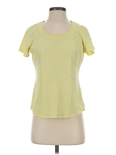 Pre-owned Coldwater Creek Active T-shirt In Yellow