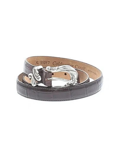 Pre-owned Coldwater Creek Belt In Brown