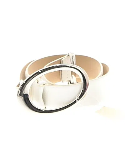 Pre-owned Coldwater Creek Belt In White