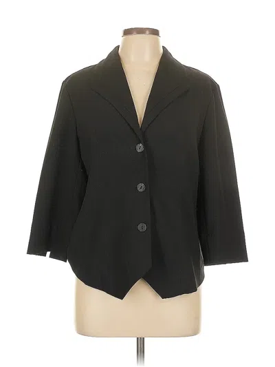 Pre-owned Coldwater Creek Blazer Jacket In Black