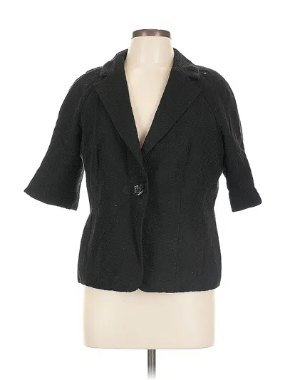 Pre-owned Coldwater Creek Blazer Jacket In Black