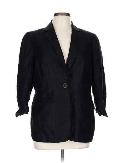 Pre-owned Coldwater Creek Blazer Jacket In Black