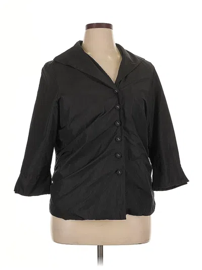 Pre-owned Coldwater Creek Blazer Jacket In Black