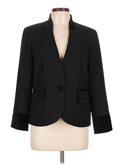 Pre-owned Coldwater Creek Blazer Jacket In Black
