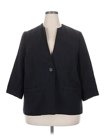 Pre-owned Coldwater Creek Blazer Jacket In Black