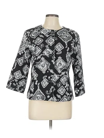 Pre-owned Coldwater Creek Blazer Jacket In Black